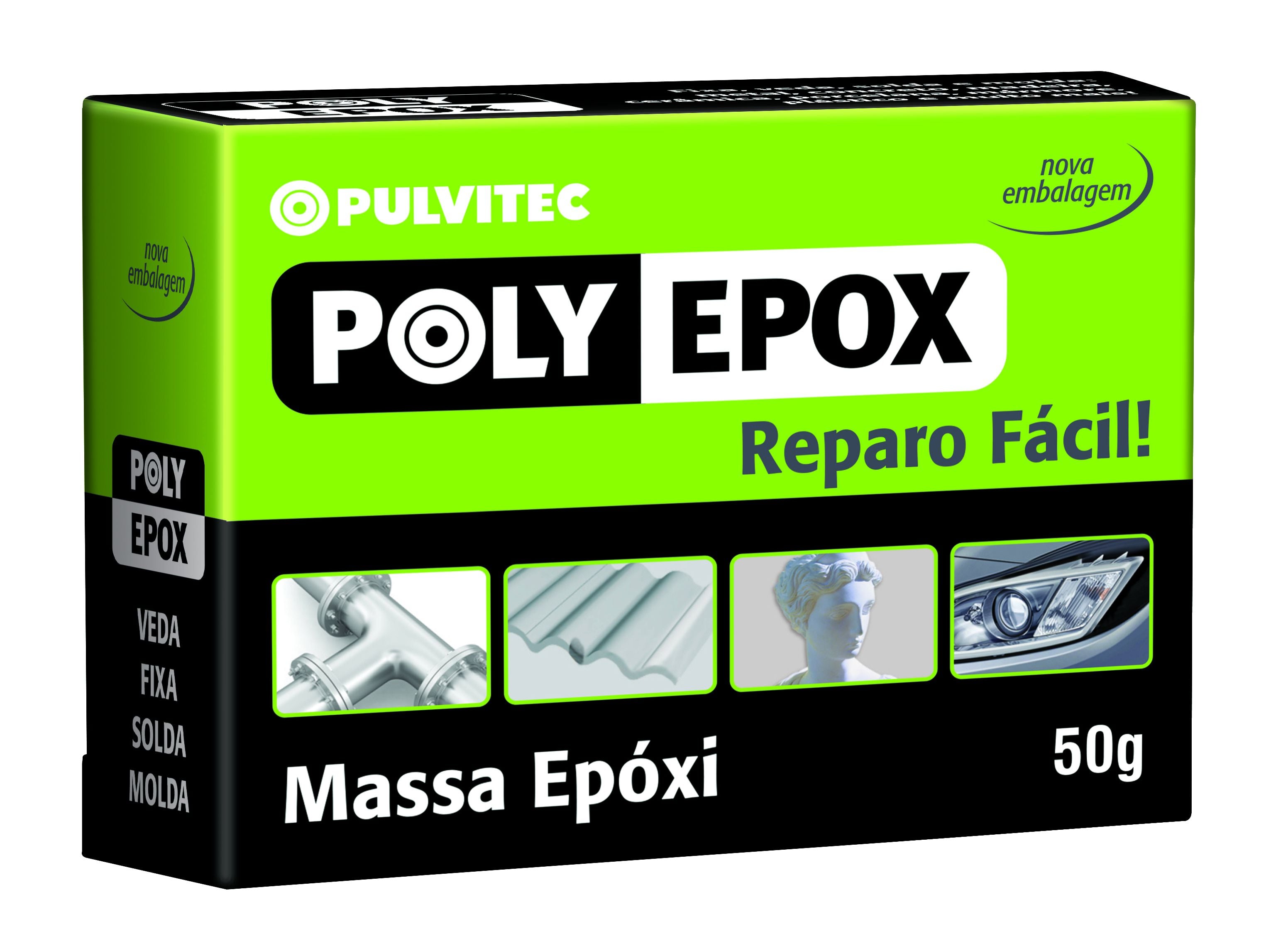 Massa Epoxi  50gr Polyepox 