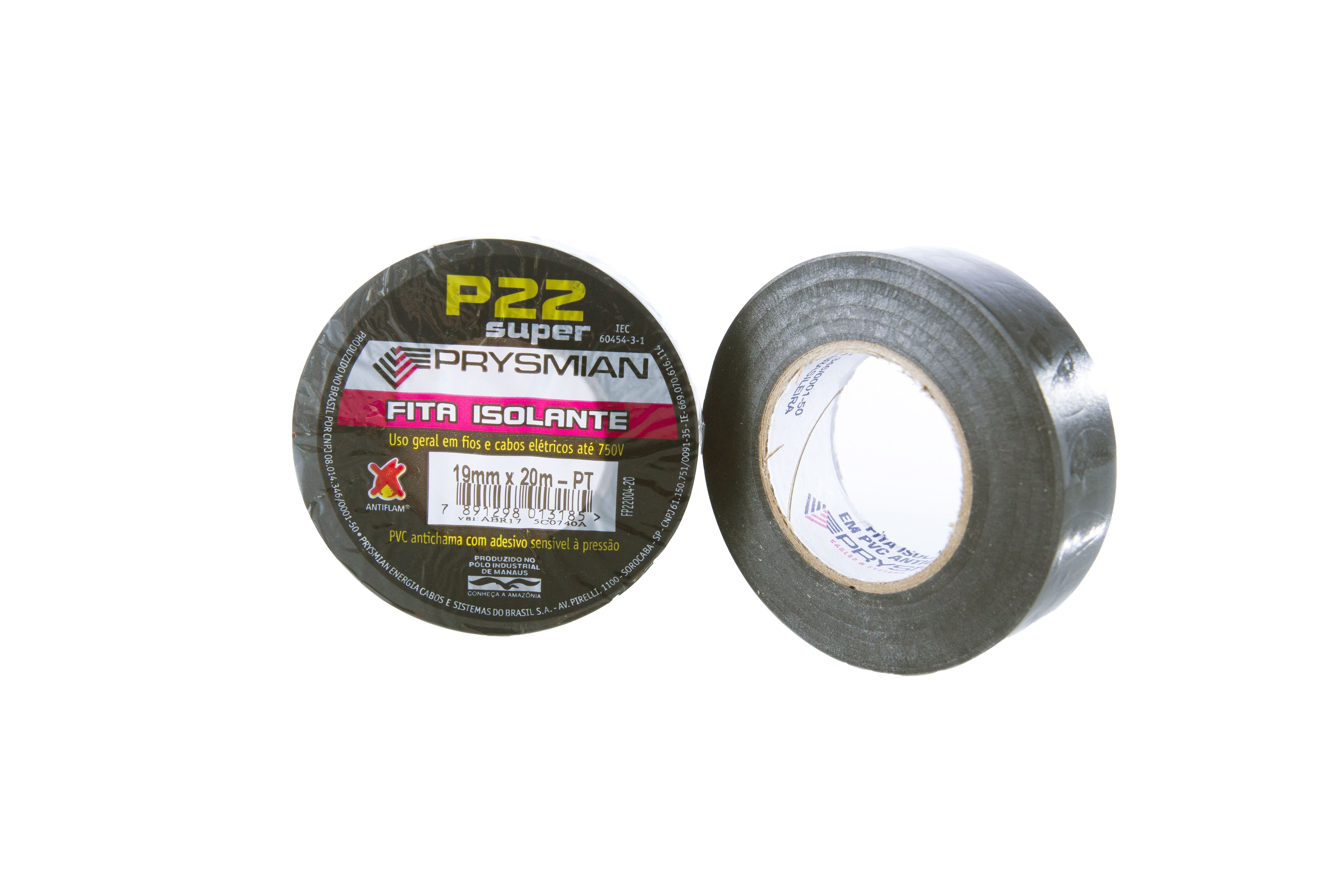 Fita Isolante 19mmx20mt Pt P22