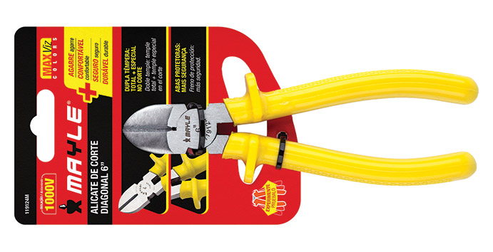 Alicate Corte Diagonal 6” 1000v