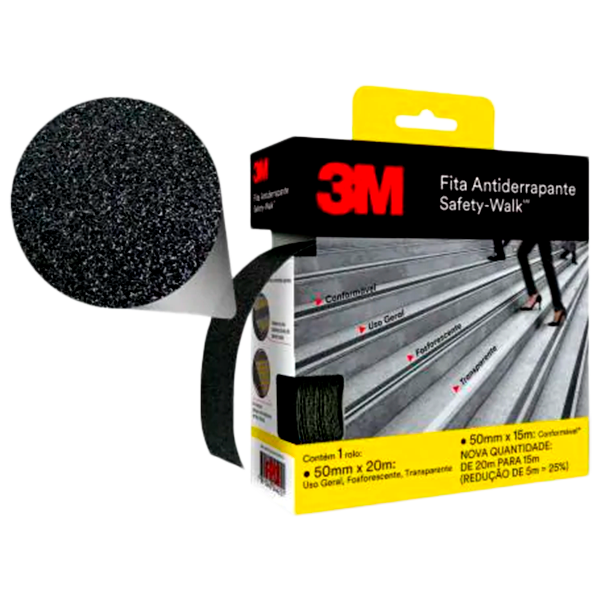 Fita Anti Derrap 50mmx05mt Transp 