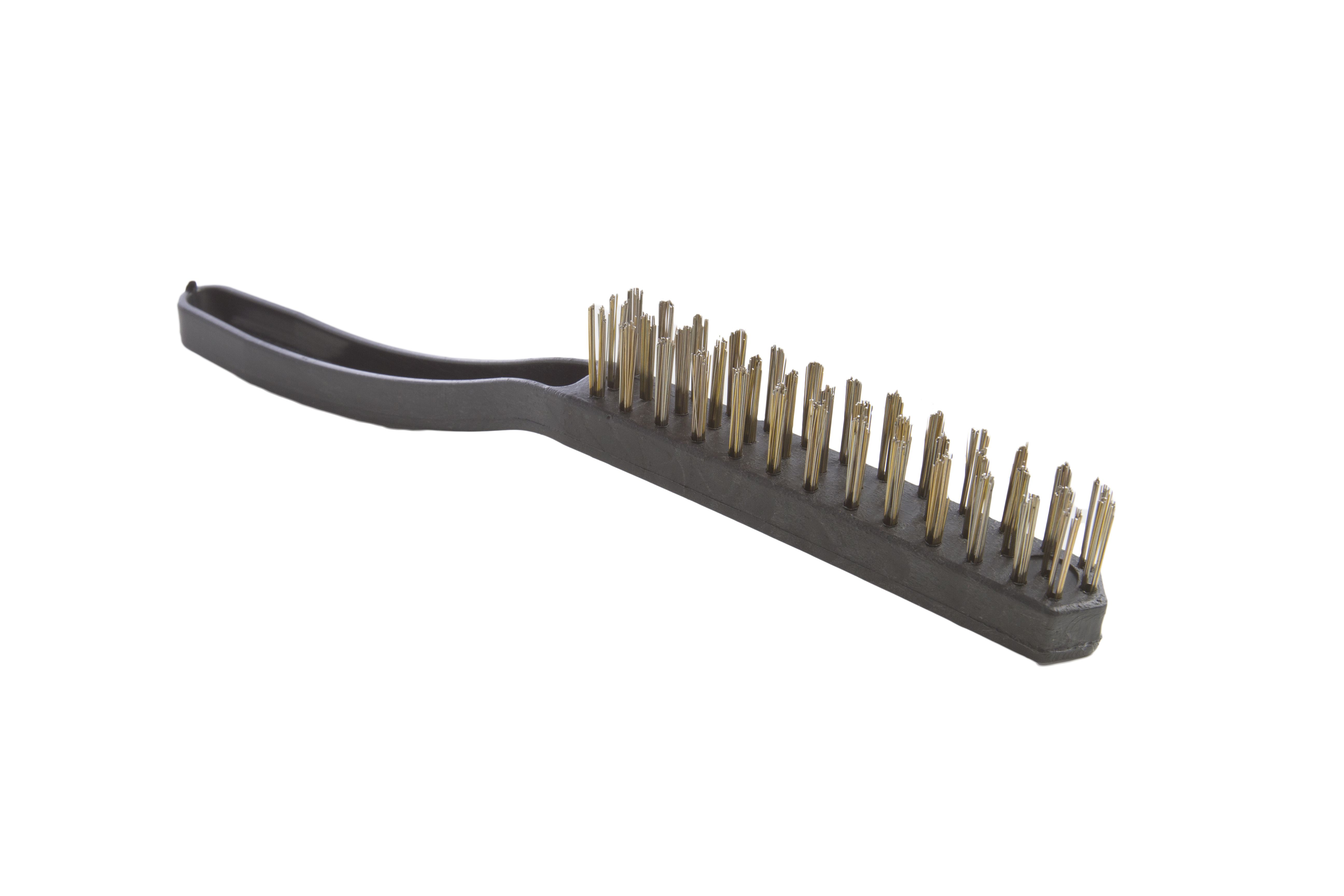 Escova De Aco Plast C/Cabo C/4 Fileiras