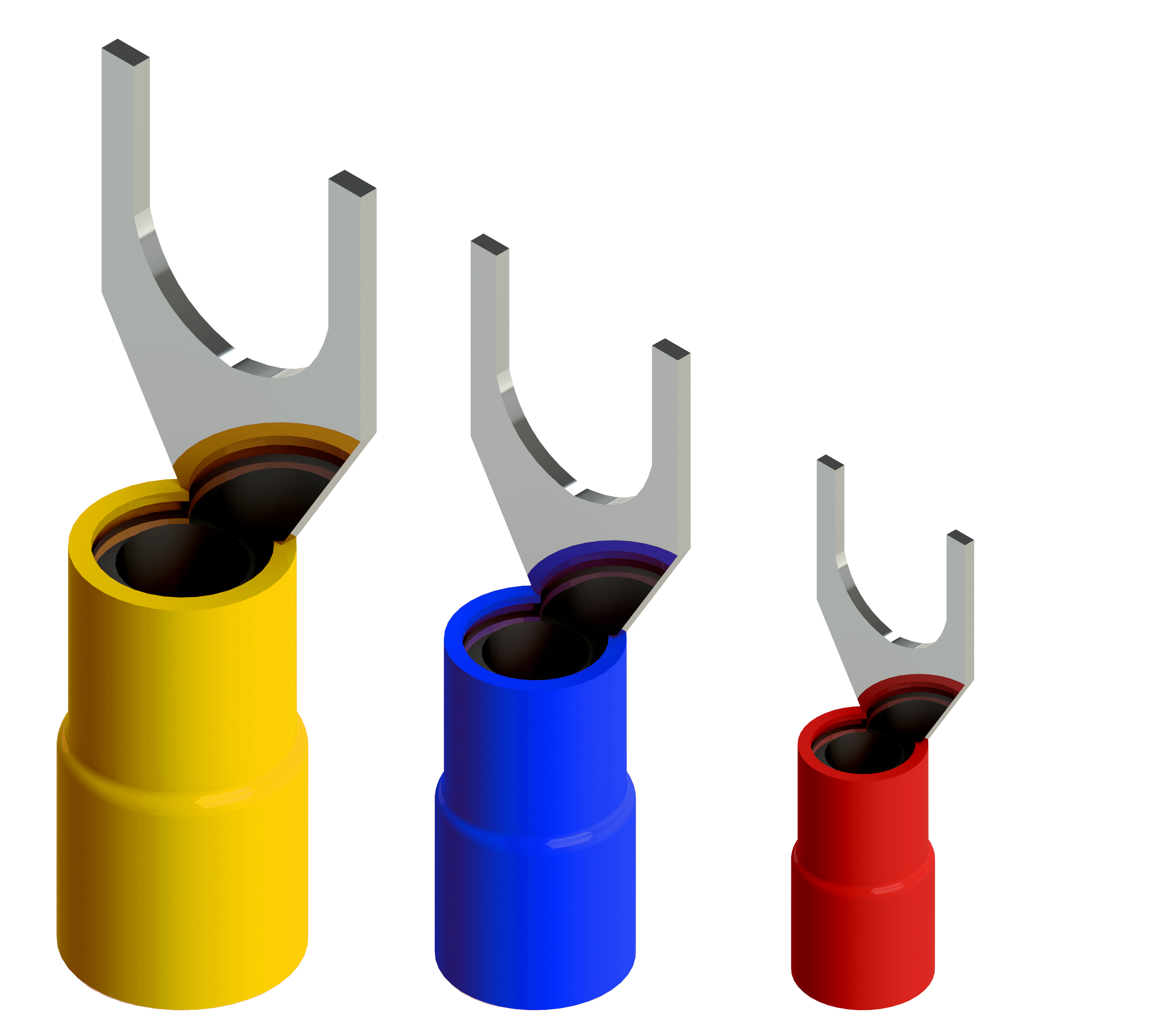 Terminal Pre Isol Tp Garfo 4,0-6,0mm