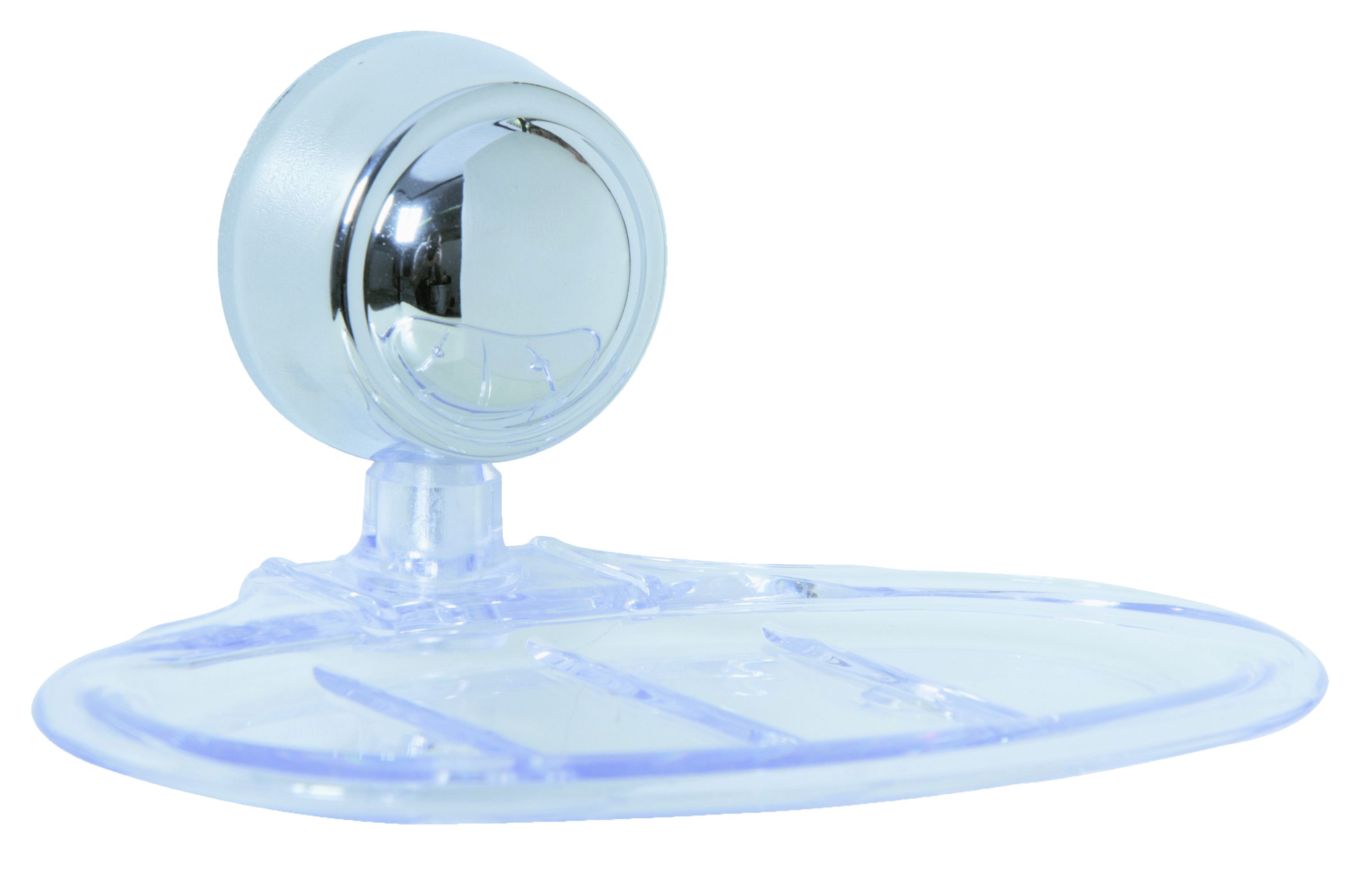 Saboneteira Abs/Cristal 9,4x12,8x6,4