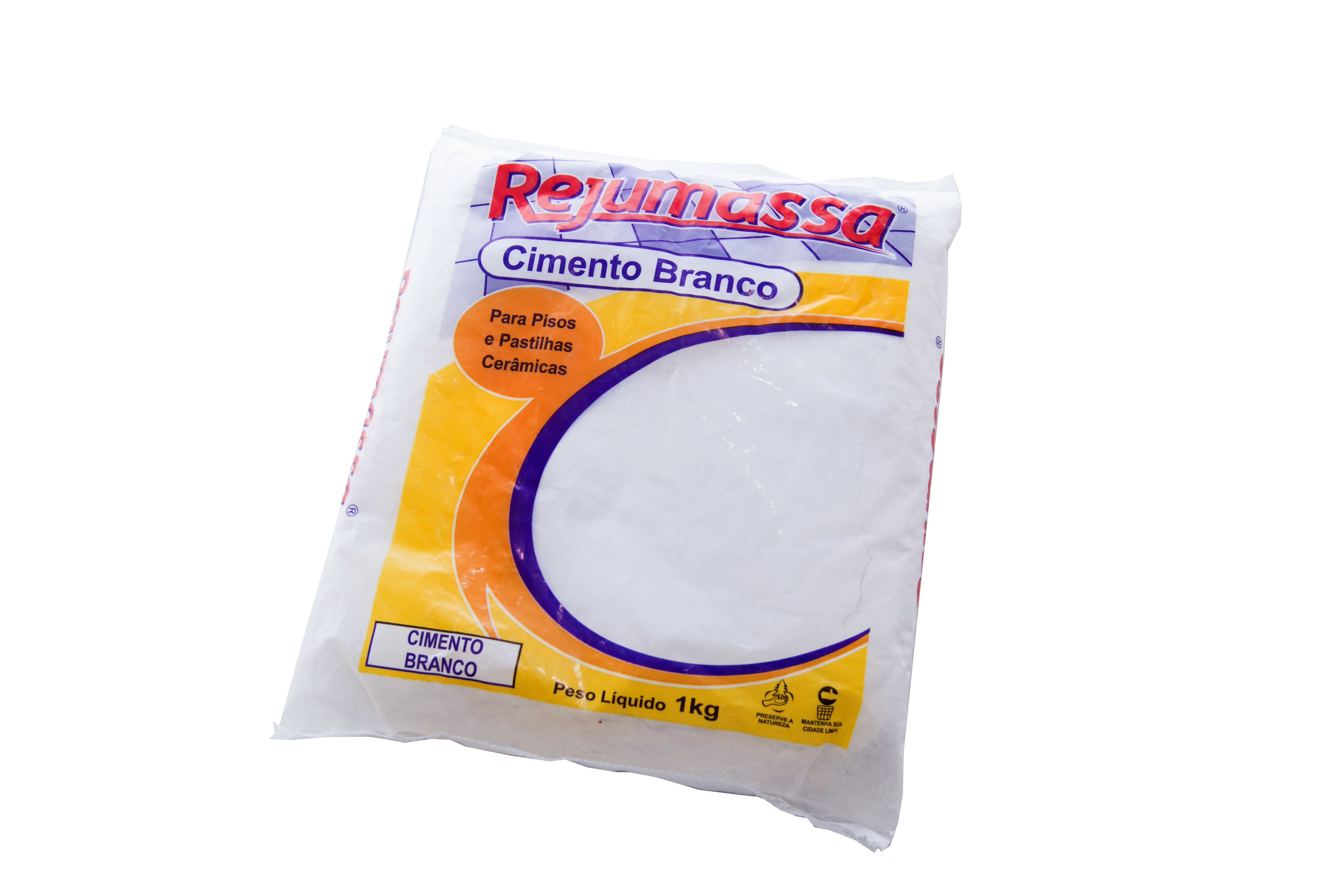 Cimento Rejumassa 1kg Branco