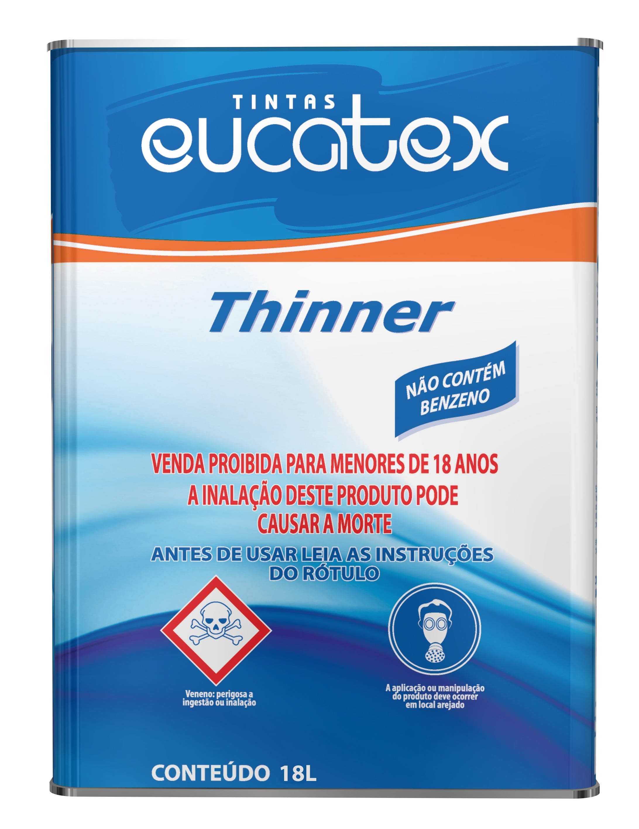 Thinner 18lt Diluicao 9116