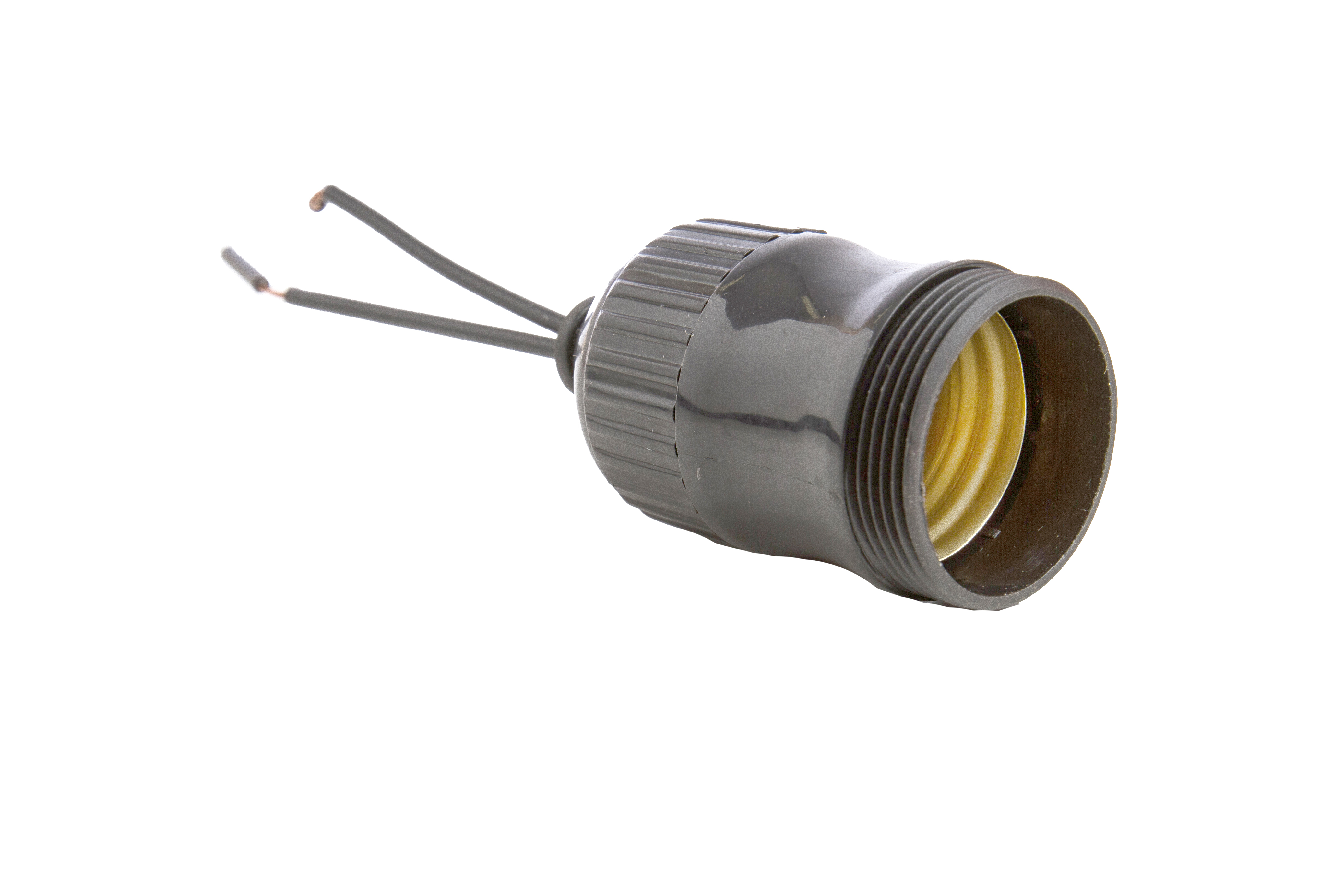 Soquete C/Rabicho E27 Pt 10pc