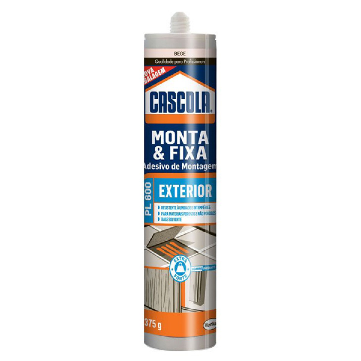Adesivo Monta E Fixa 375gr Externo Pl600