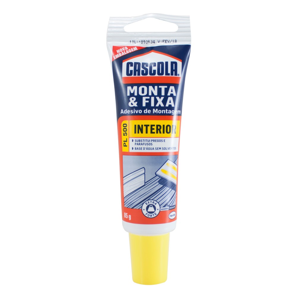 Adesivo Monta E Fixa 85gr Interno Pl500