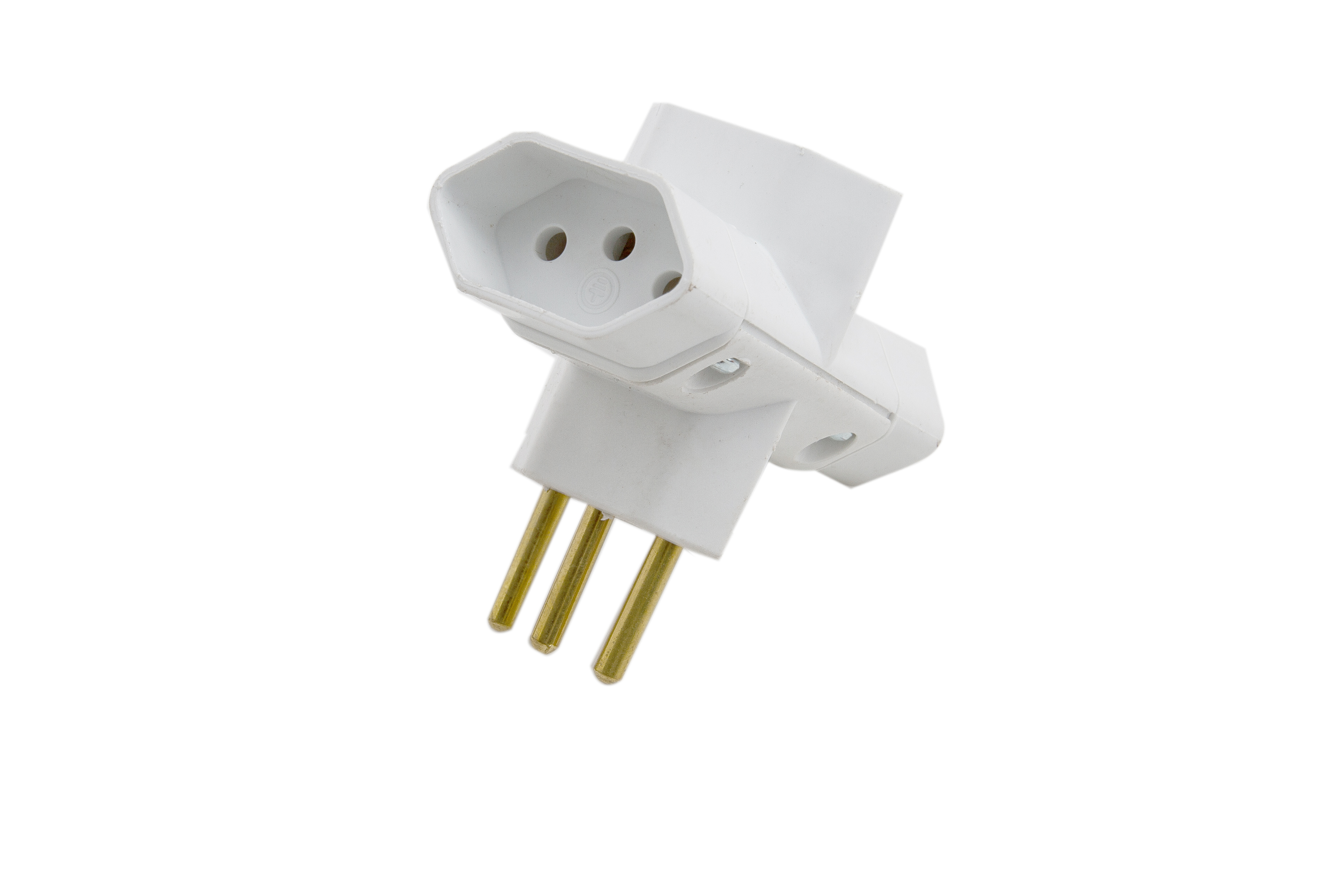 Pino Adapt Tipo T 2p+T Br 10a 10pc