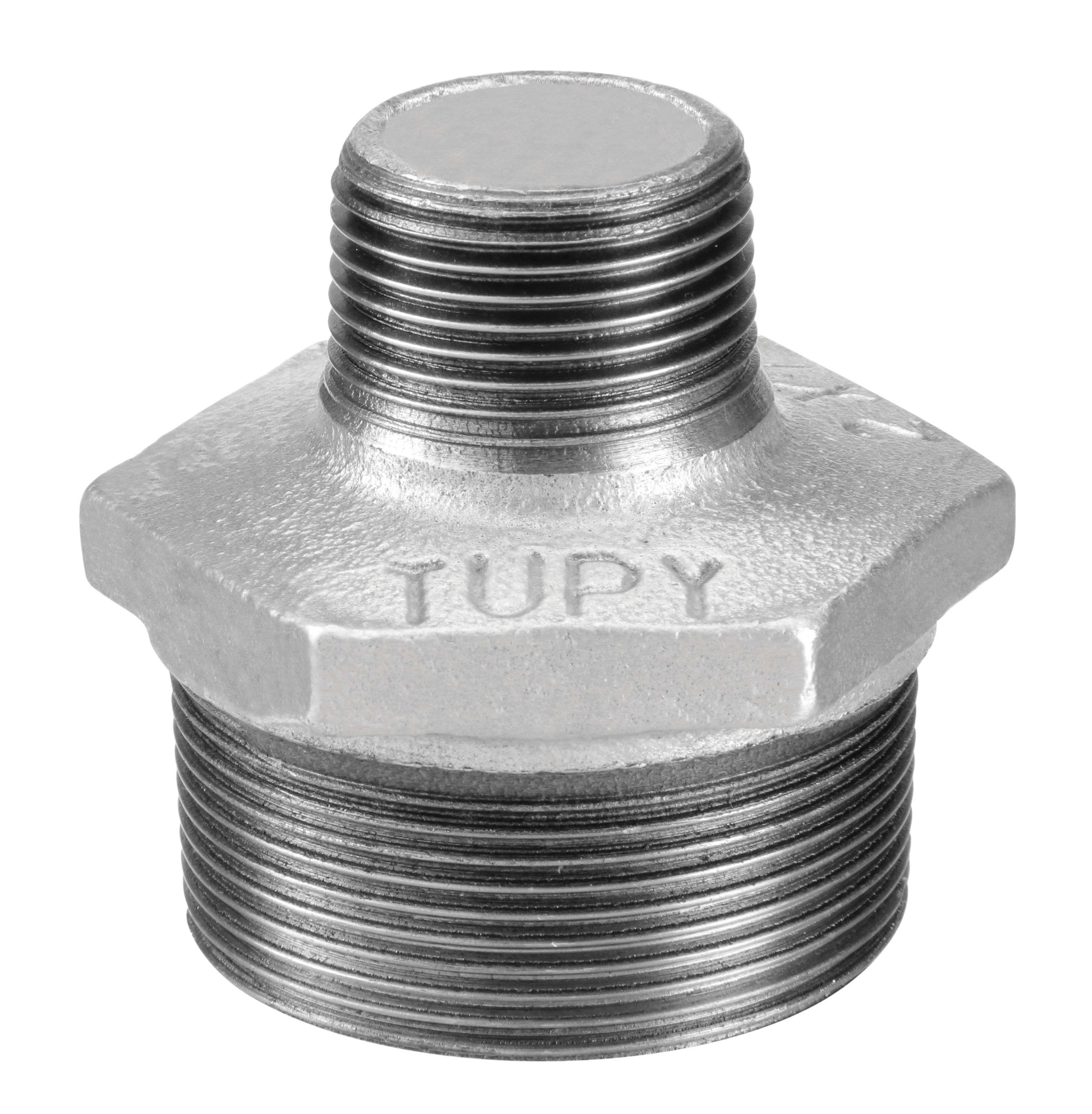 Niple Duplo Reducao Galv 1/2”X1/4”