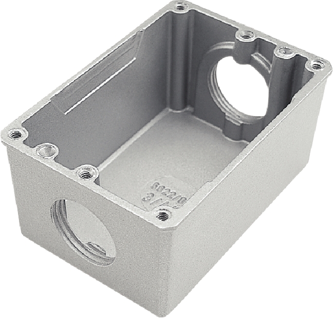 Caixa De Luz Alum P/Piso Baixa 4x2 3/4”
