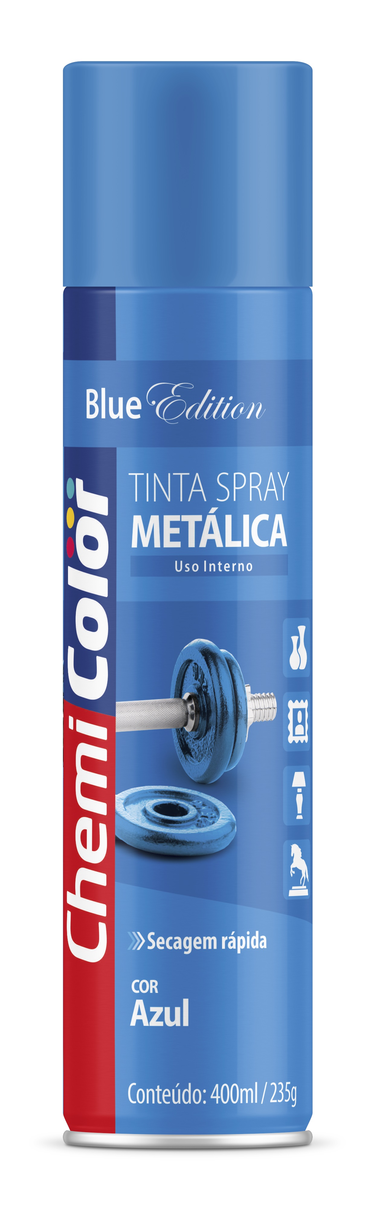Tinta Spray Metal Ouro 400ml 235gr
