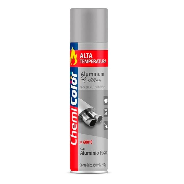 Tinta Spray A.Temp Aluminio 350ml 215gr