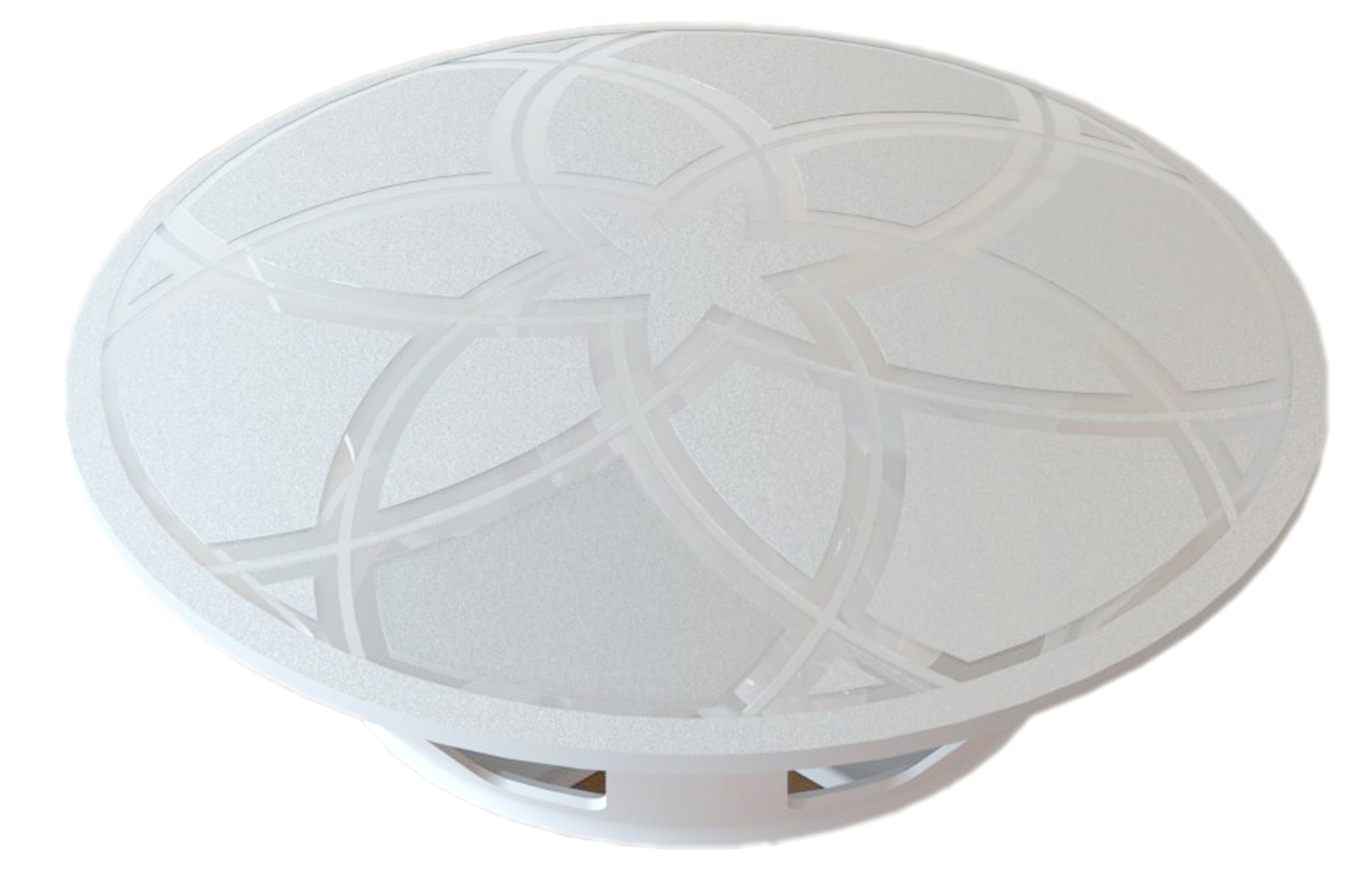 Plafon C/Cupula Fosca Red E27  60w