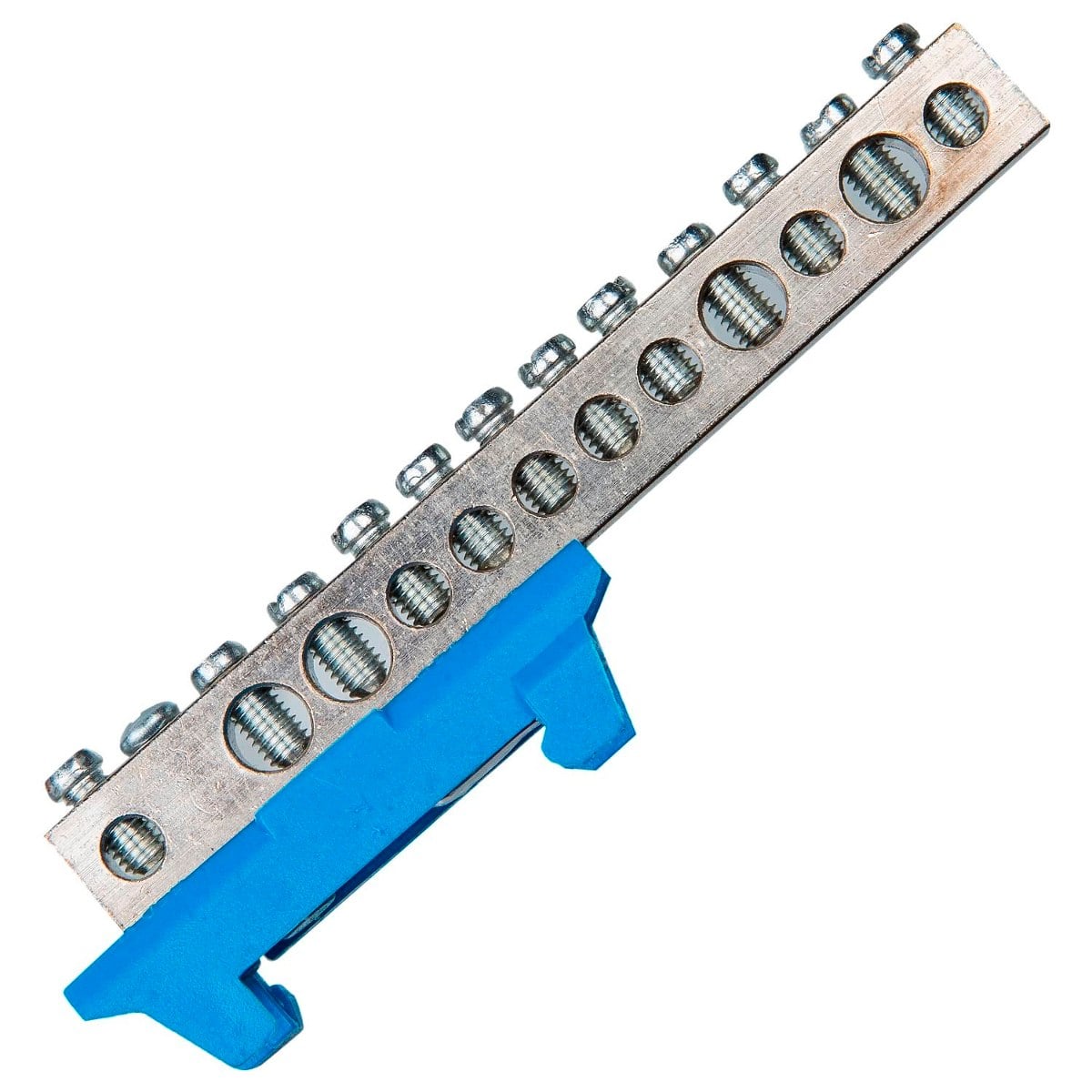 Barramento Neutro 12 Furos 16mm C/Sup Az