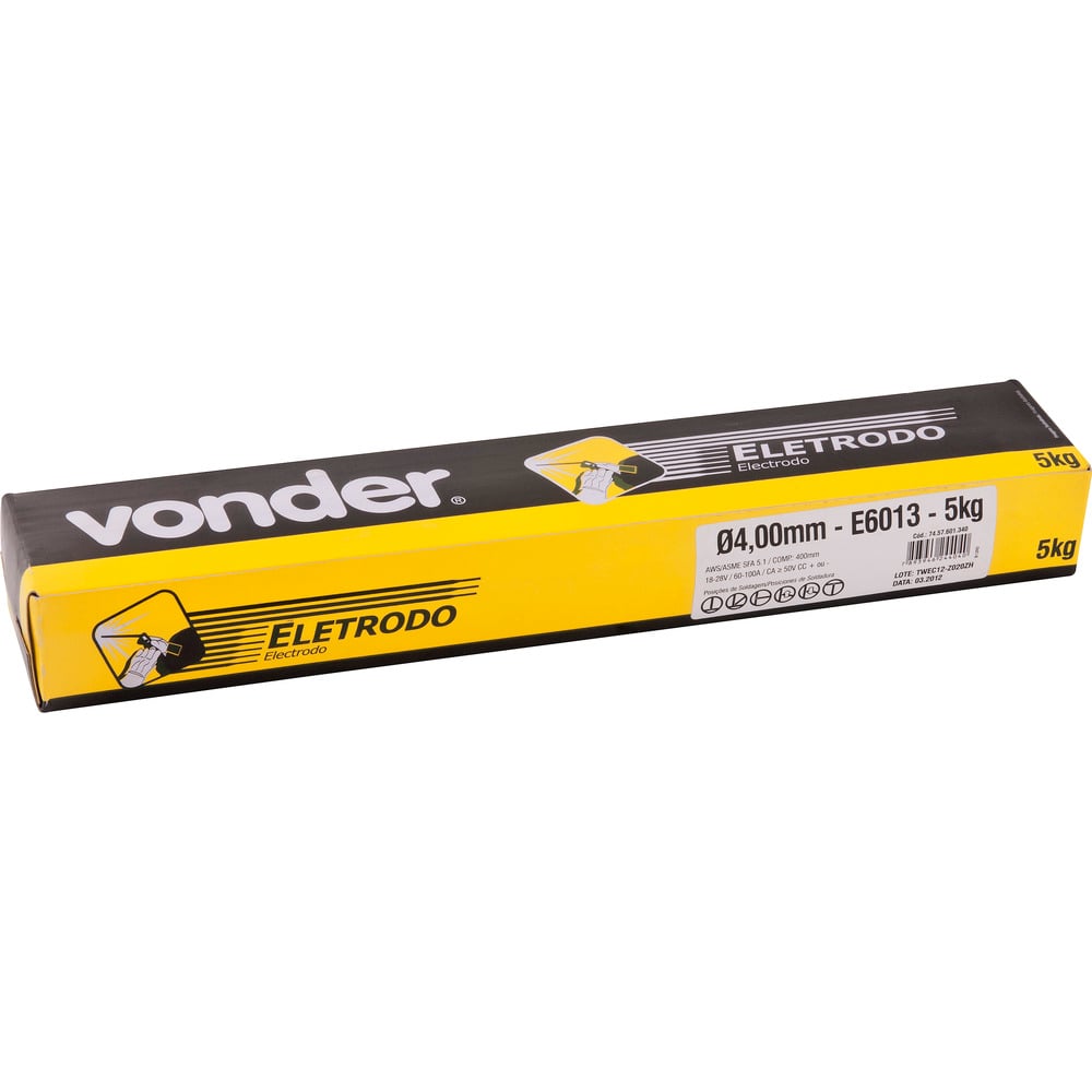 Eletrodo 6013  2,50mm  5kg
