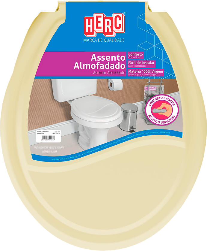 Assento Plast Almof Oval Bg