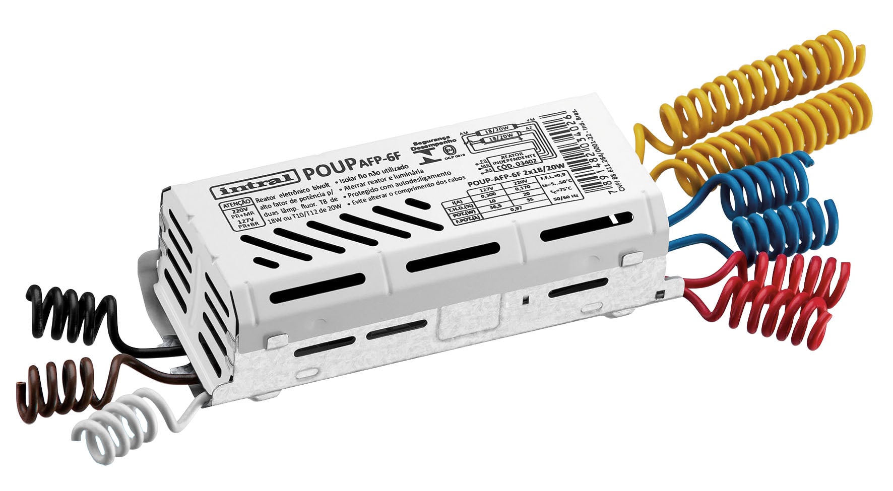 Reator Eletr 1x110/85w 220v Ho/Slim Afp