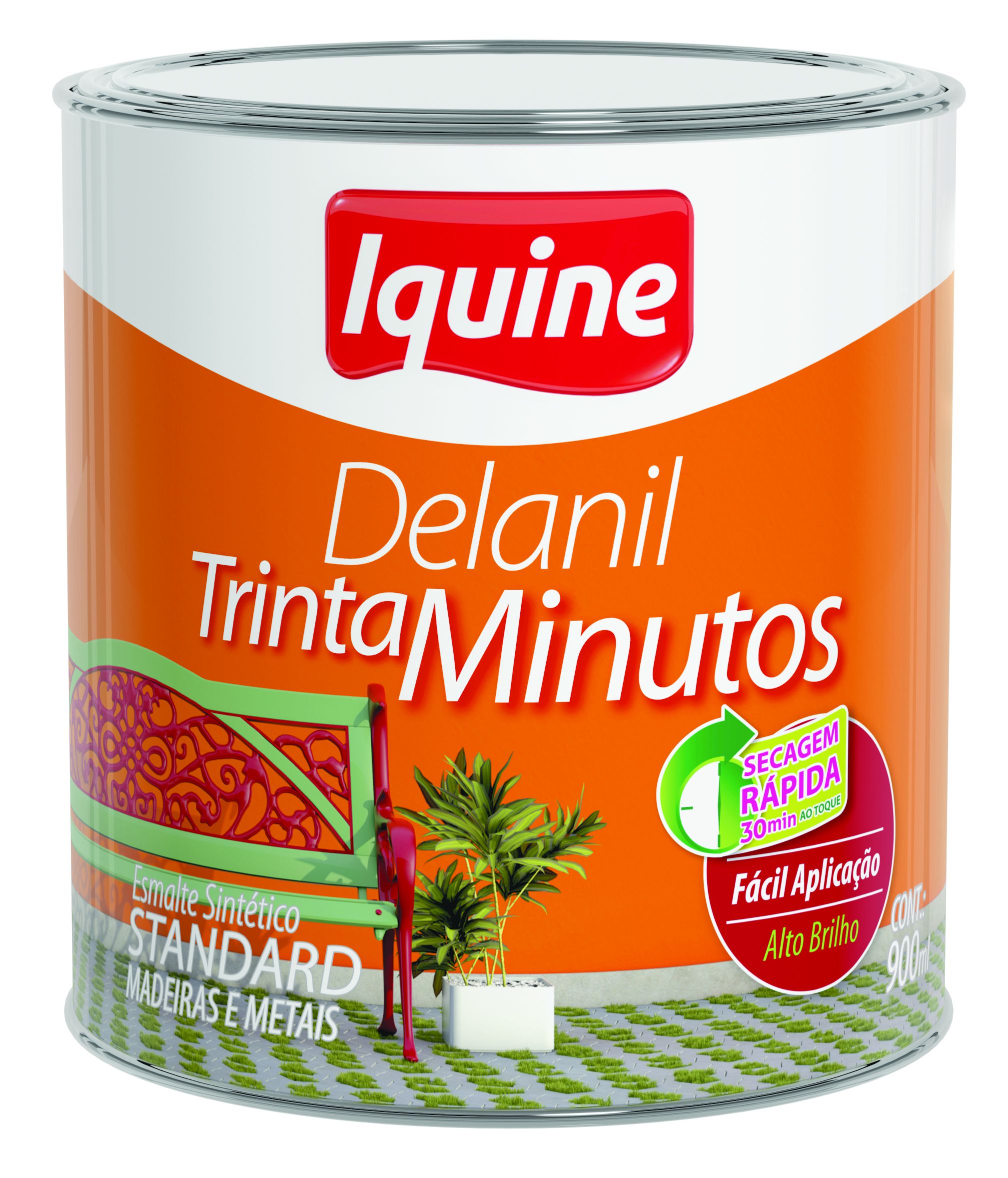 Tinta Esm Bril Std 900ml Delanil Cz Medi