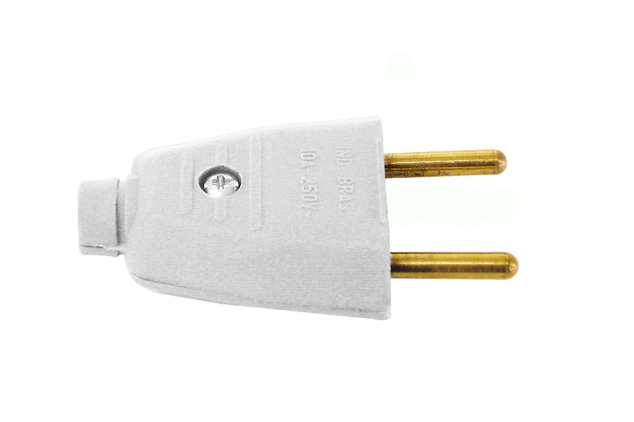 Plug 2p Macho 10a Br 