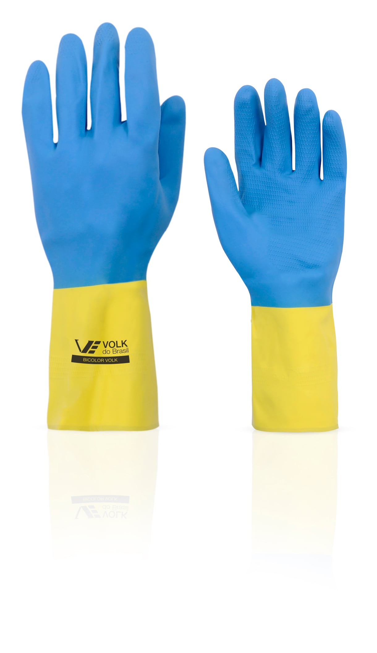 Luva P/Mao Latex Neoprene Az/Am Slim G