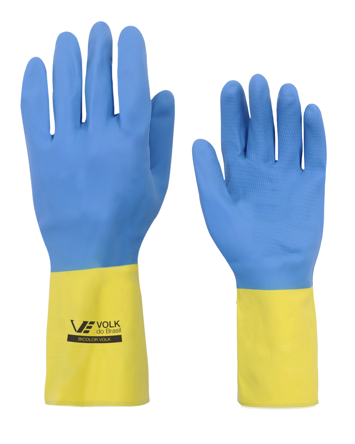Luva P/Mao Latex Neoprene Az/Am Slim Eg
