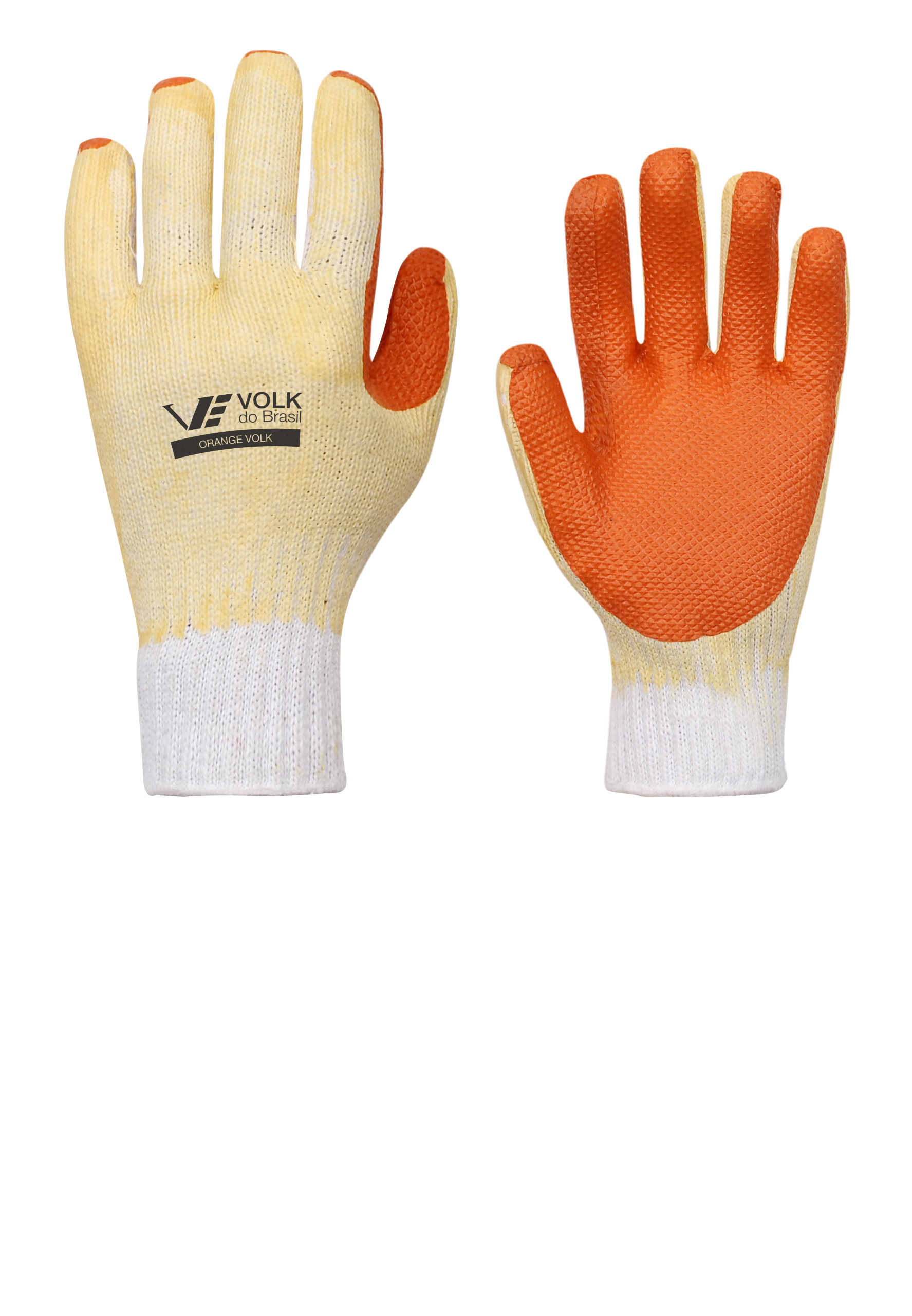 Luva P/Mao Trico Embor Orange G
