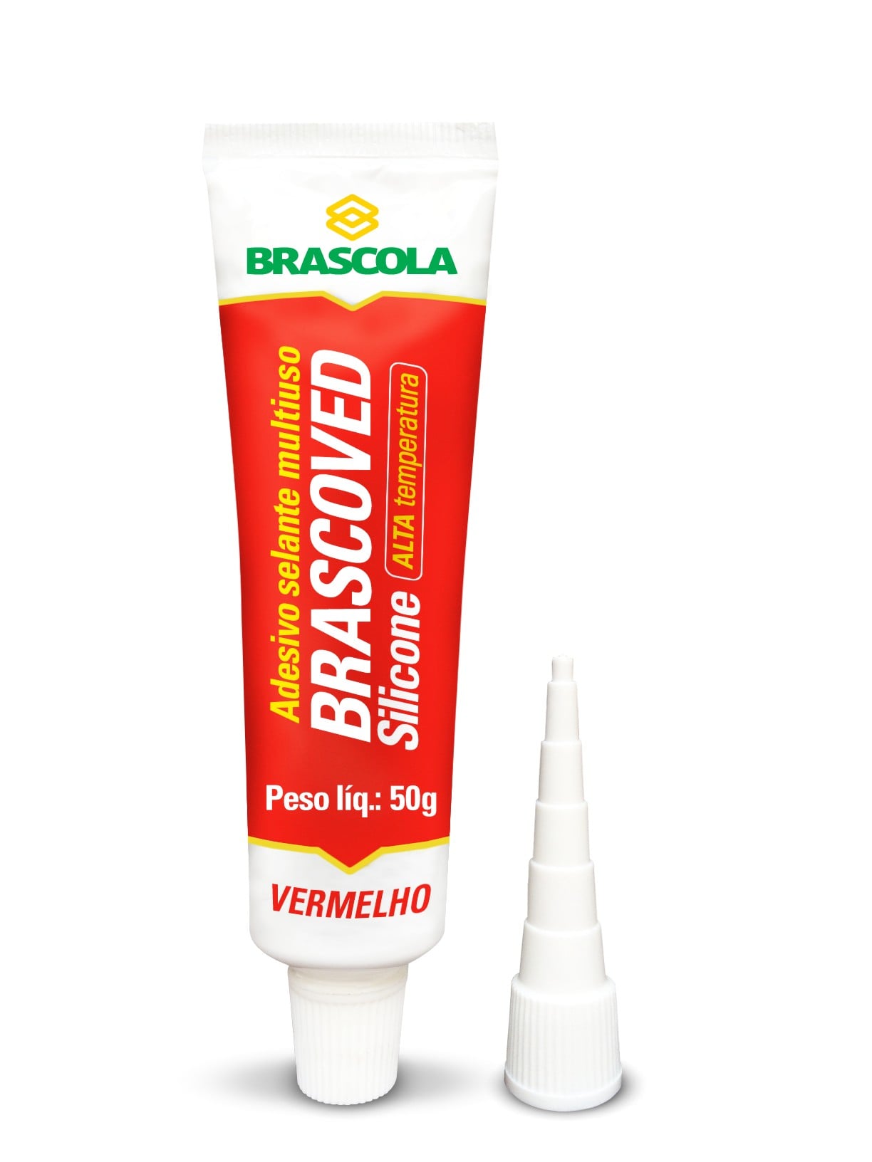 Silicone Alta Temperatura Vermelho 50gr