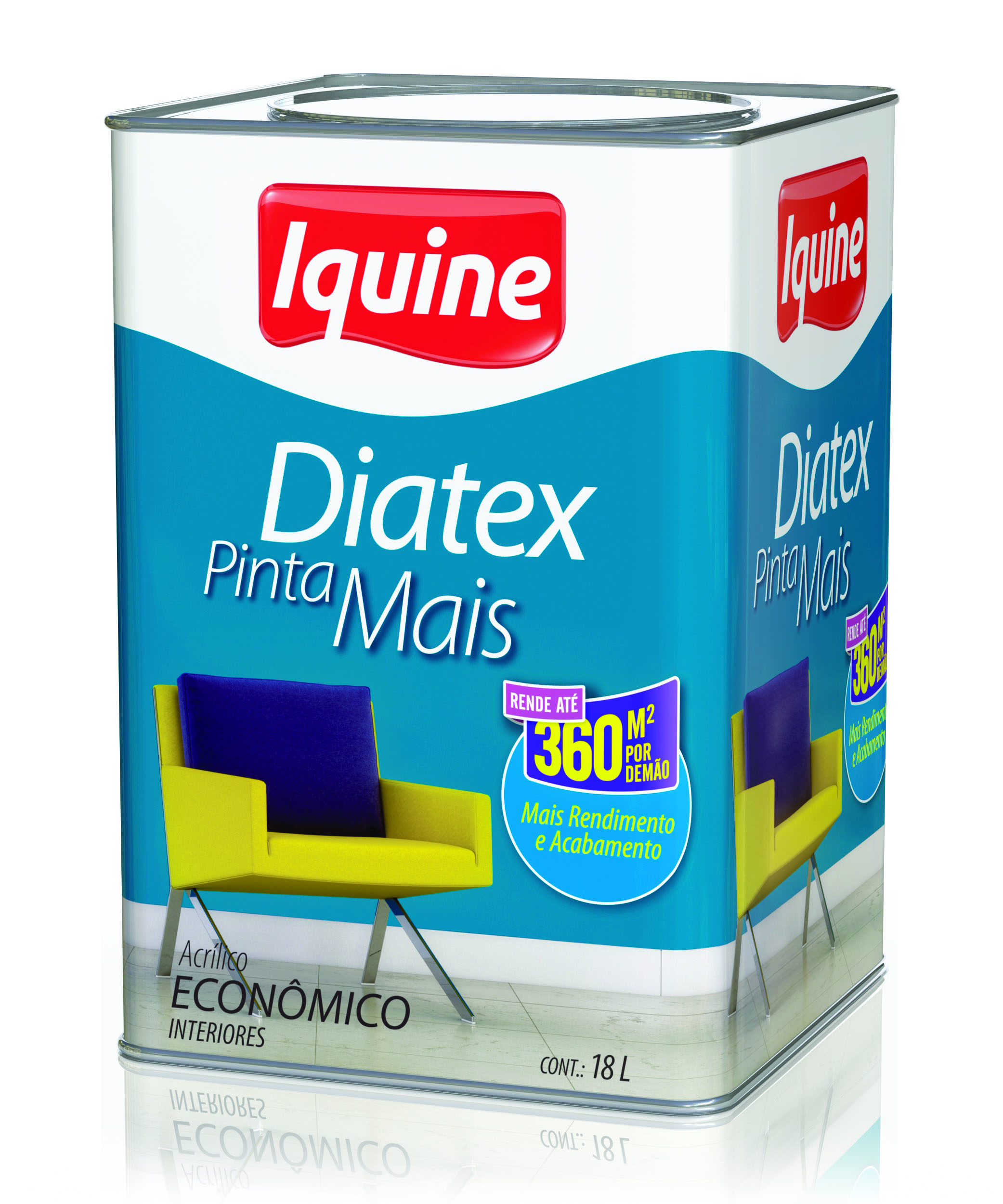 Tinta Acr Fo Eco 16lt Diatex Pessego