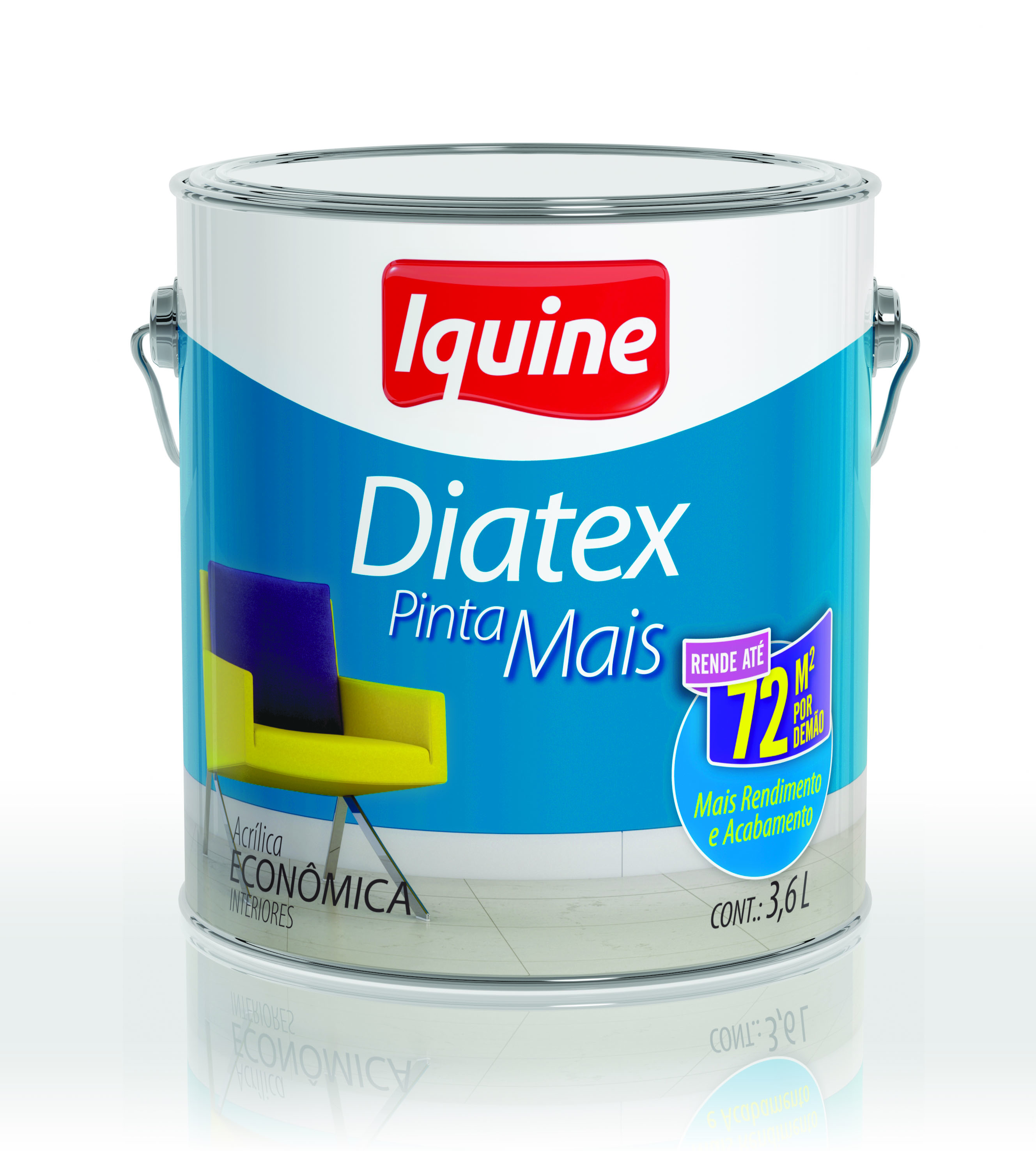 Tinta Acr Fo Eco 3,6lt Diatex Areia