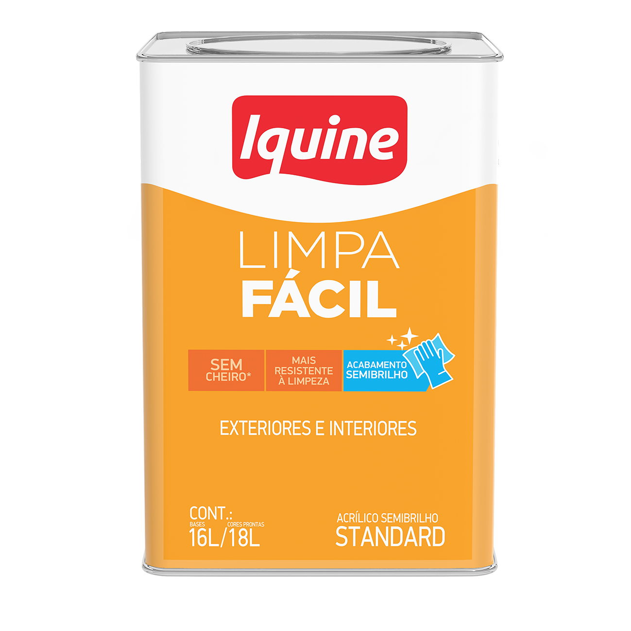Tinta Acr Sb Std 18lt Limpa Facil Perola