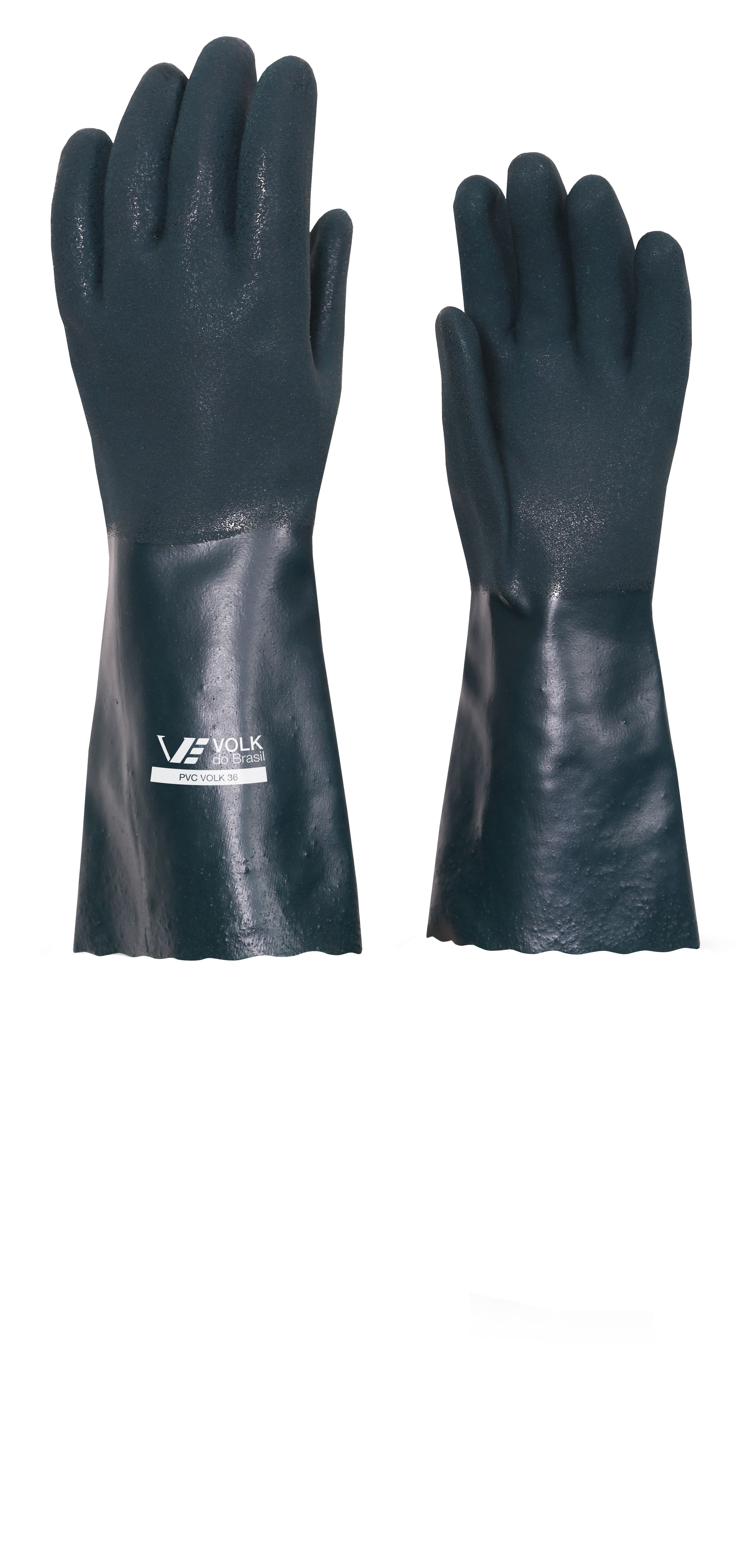 Luva P/Mao Pvc Forr 26cm Vd