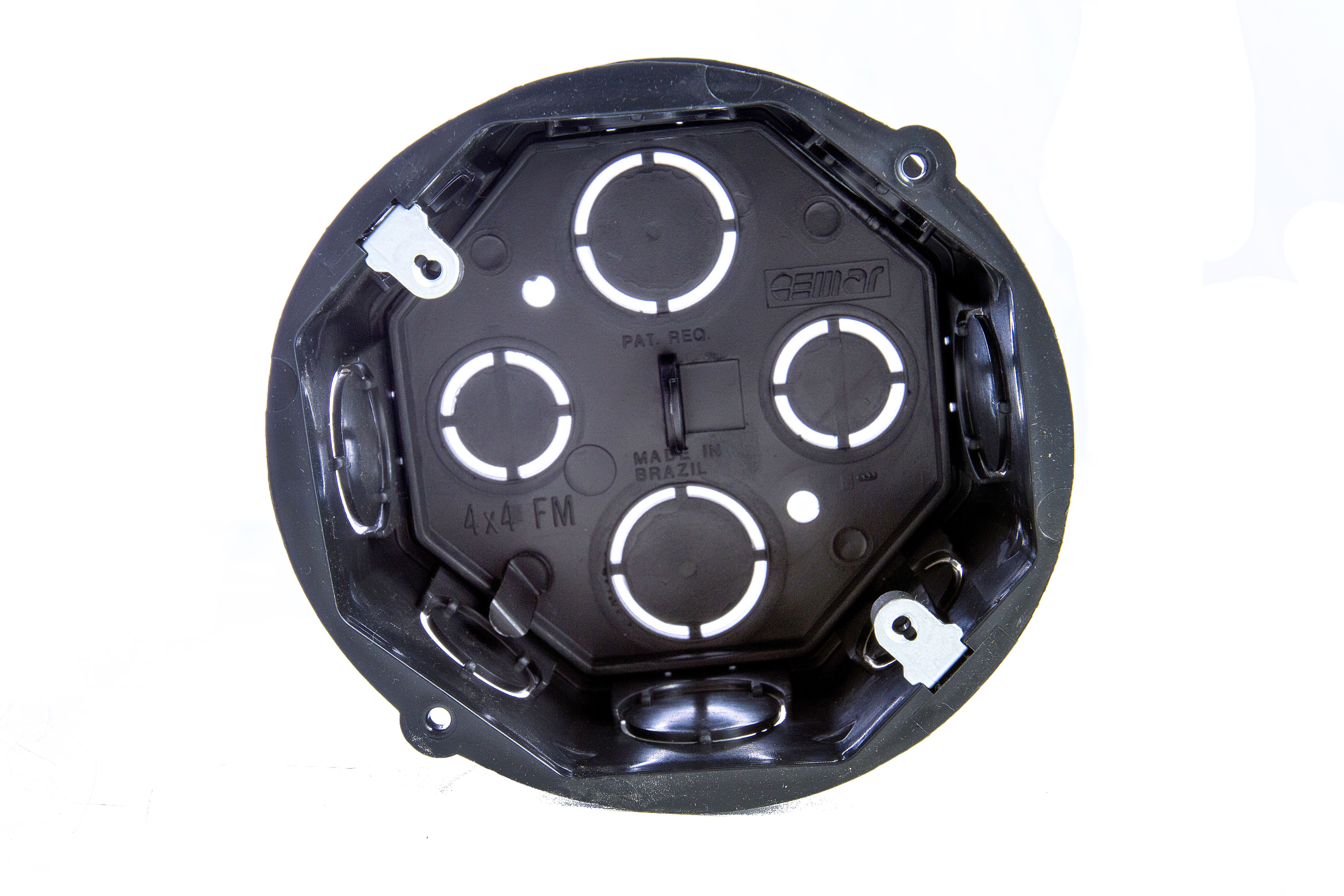 Caixa De Luz Pvc 4x4 Oct Fms Pt Ref