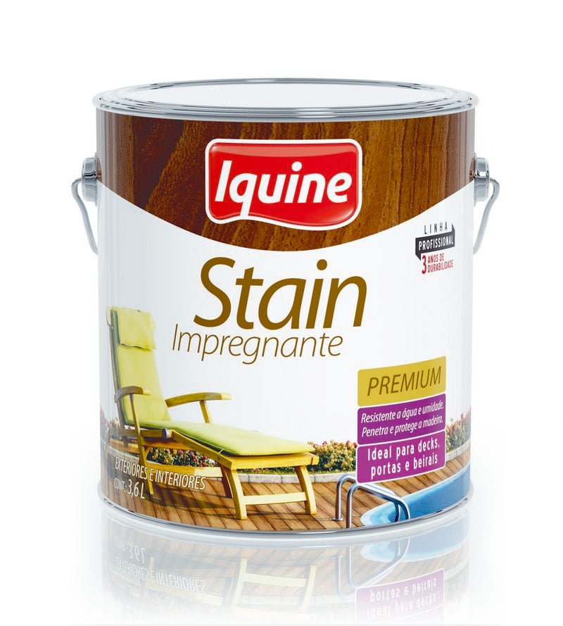 Verniz Stain Inc 3,6lt