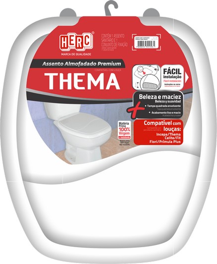 Assento Plast Almof Quad Br Thema