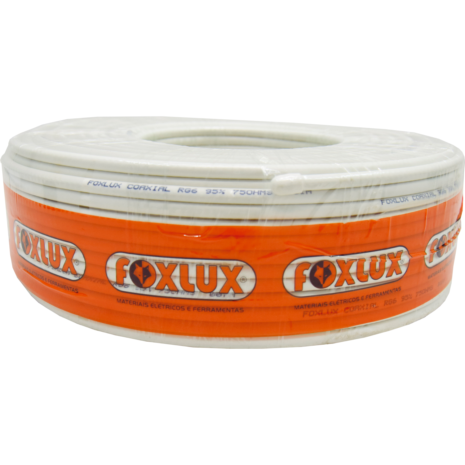 Cabo Coaxial Rgc 06/75 Ohms 95% Br 300m