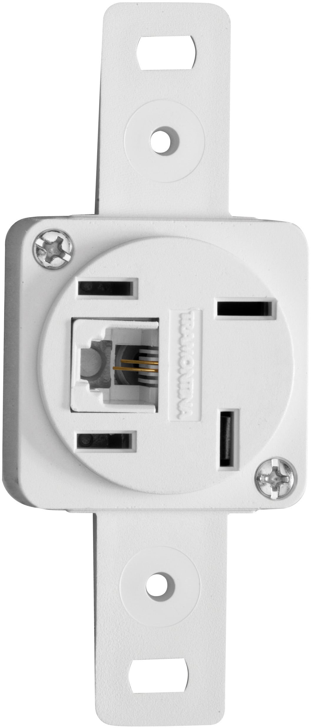 Lux Miolo 1 Tom Tel 4p+Rj11 C/Hast Br