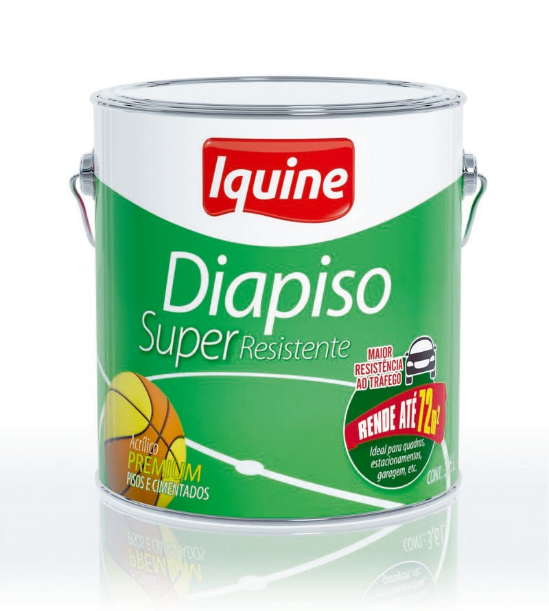 Tinta Acr Piso Prm 3,6lt Diapiso Saibro
