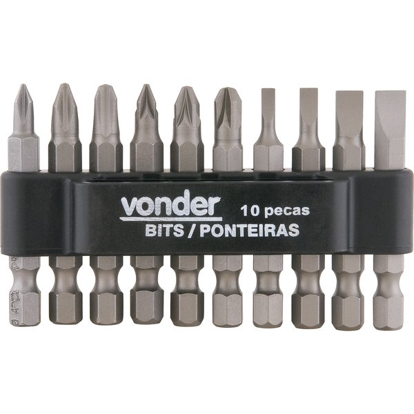 Jg Bits Enc Sext 1/4” 10pc Crv