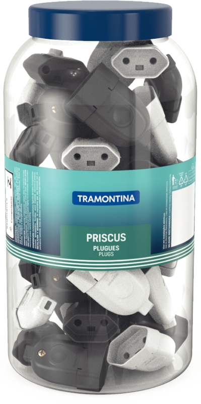 Plug 2p Femea 10a Pt/Br 66pc