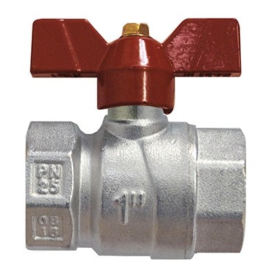 Registro Esf Alu Borb 3/4” Riri C/Dpl Vm