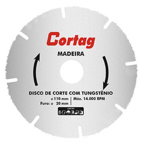 Disco Diam 110mm Tungstenio