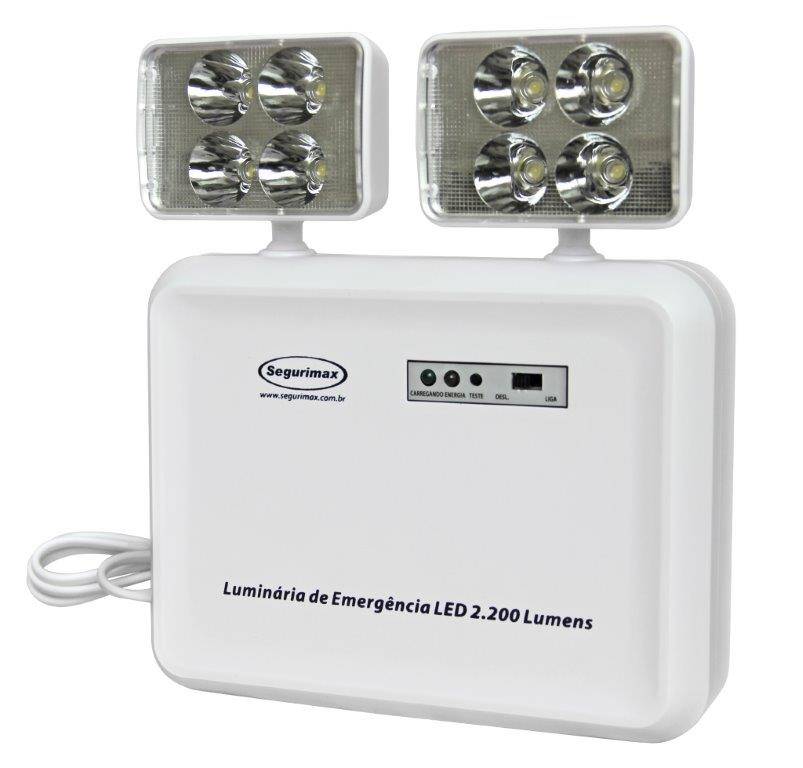 Bloco De Emergencia Led 2200 Lumens