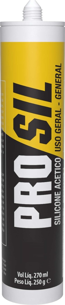 Silicone Acetico Incolor 250gr Pro Sil