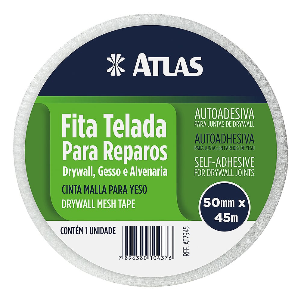 Fita Telada P/Gesso/Drywall 50mmx45mt