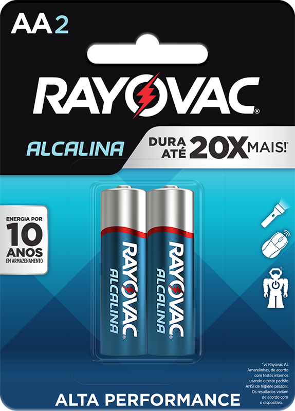Pilha Alcalina Aa Peq C/2pc