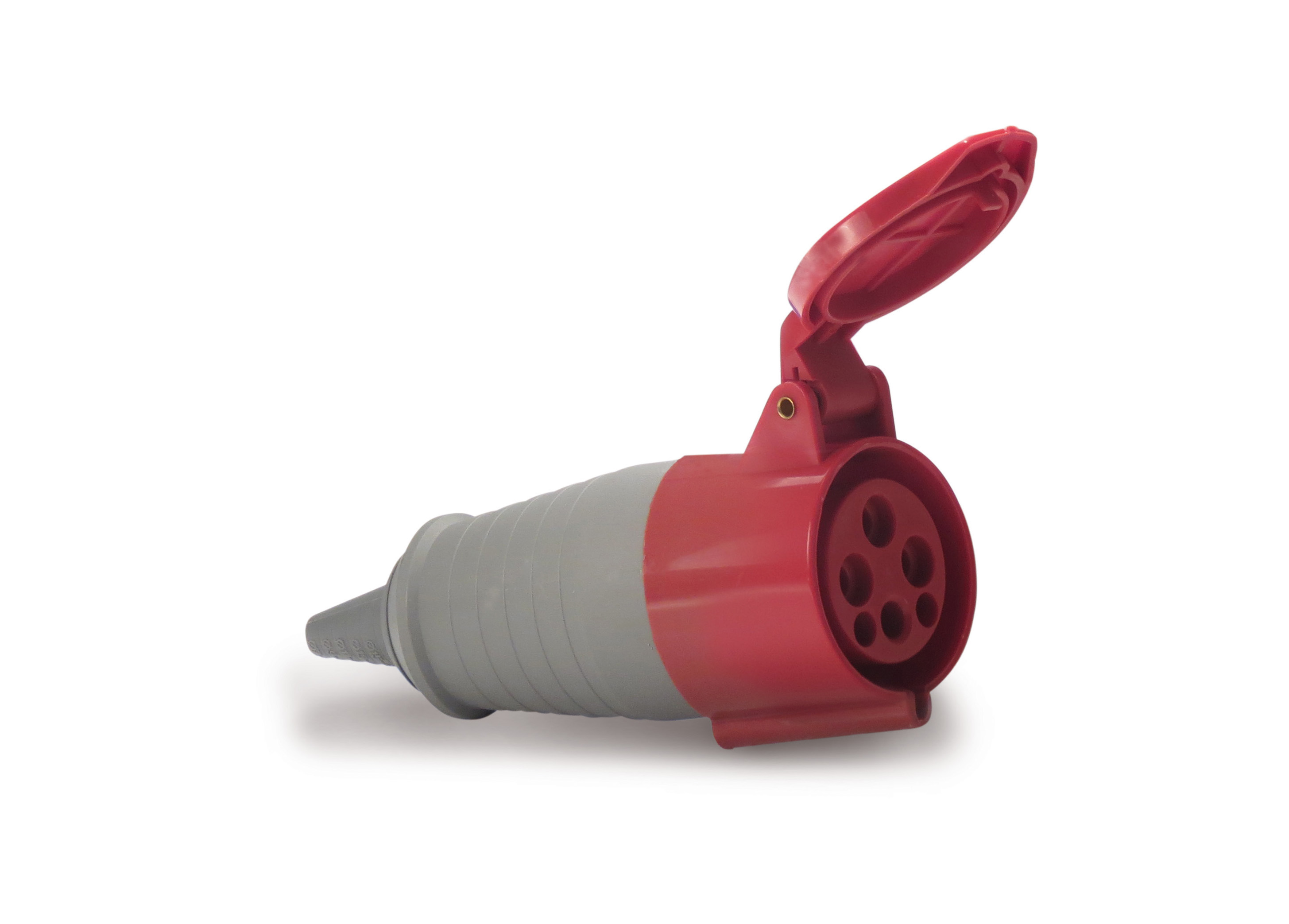 Acoplamento Ind 3p+T+N 16a 380v Verm