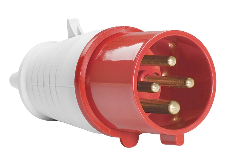 Plug Ind 3p+T 16a 380v Verm