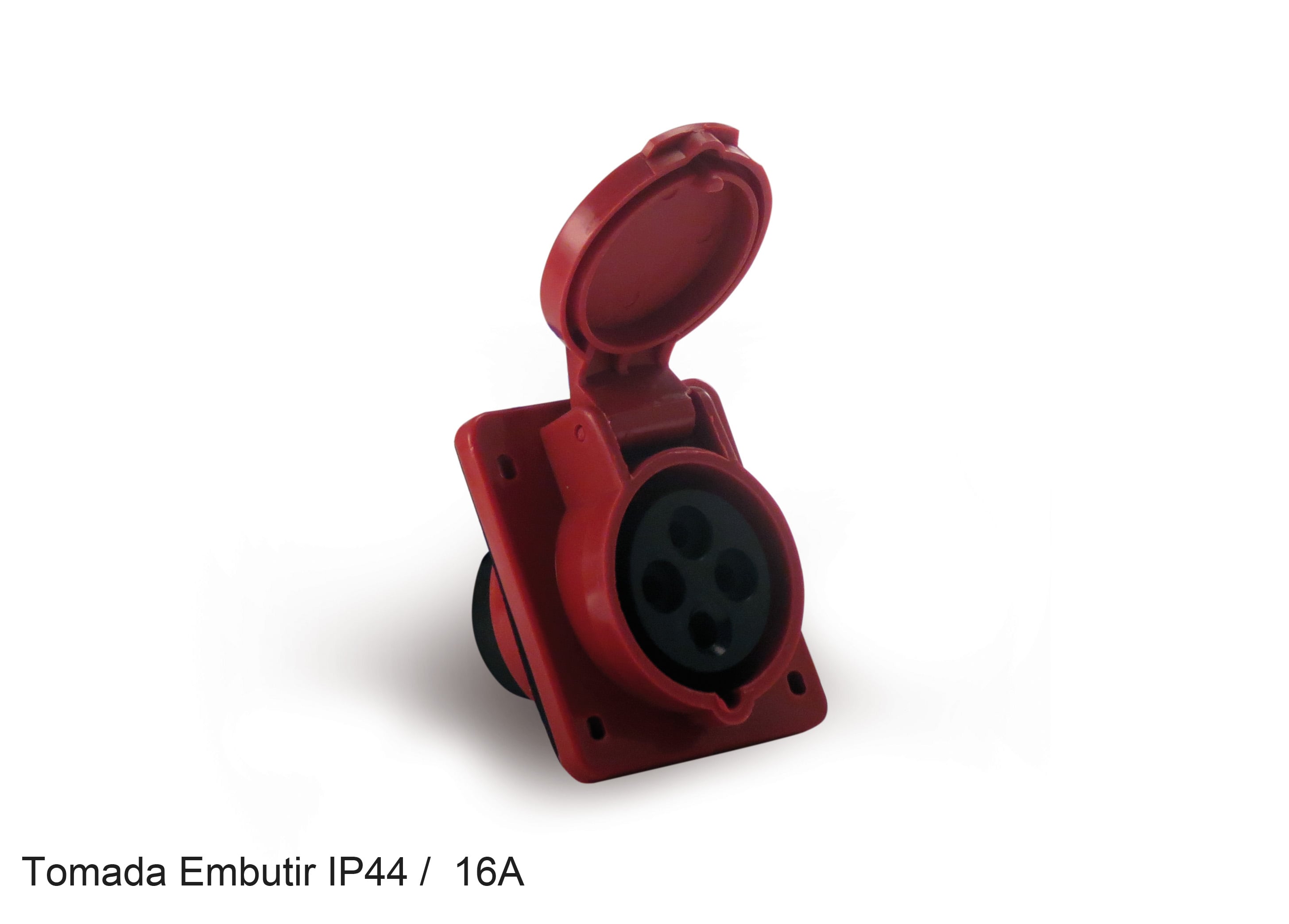Tomada Ind Emb 3p+T 16a 380v Verm