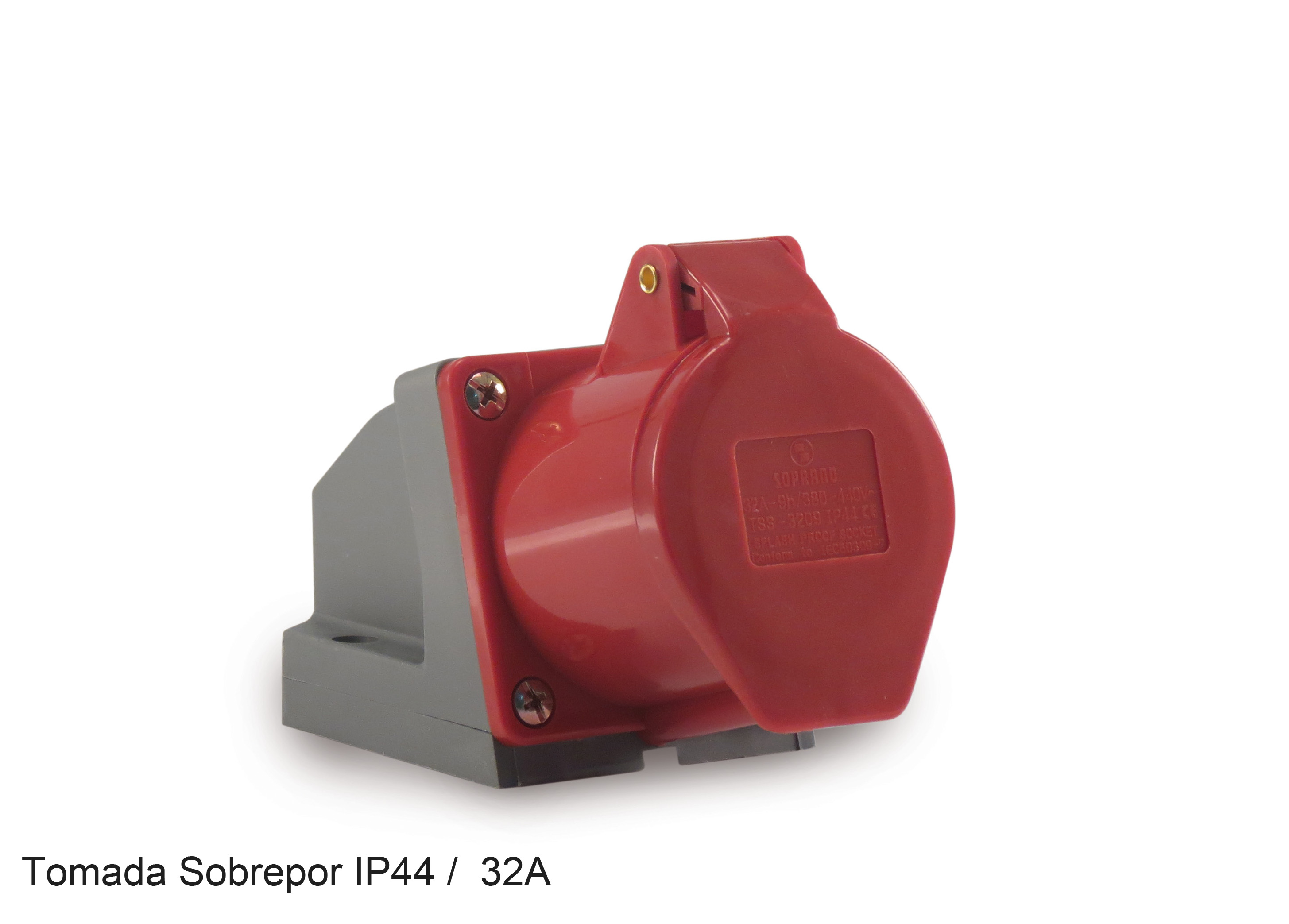 Tomada Ind Sob 2p+T 32a 380v Verm